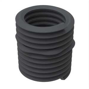 KATO CoilThread® Tangless Locking Insert, 2-56 X 1 D, 304 Stainless Steel, 1000 Piece Reel, Dry Film Lubricant, NAS1130-02L10D