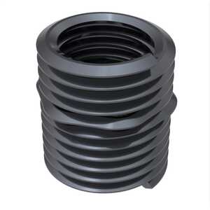 Heli-Coil Tangless Screw Locking Insert, 4-40 X 1 Dia, 304 Stainless Steel, Primer Free II